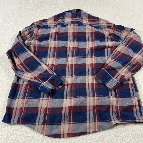 Vintage Andover Trail Shirt Flannel Mens 2XL Big Man Button Up Plaid - Picture 8 of 8